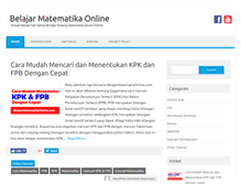 Tablet Screenshot of belajarmatematikaonline.com